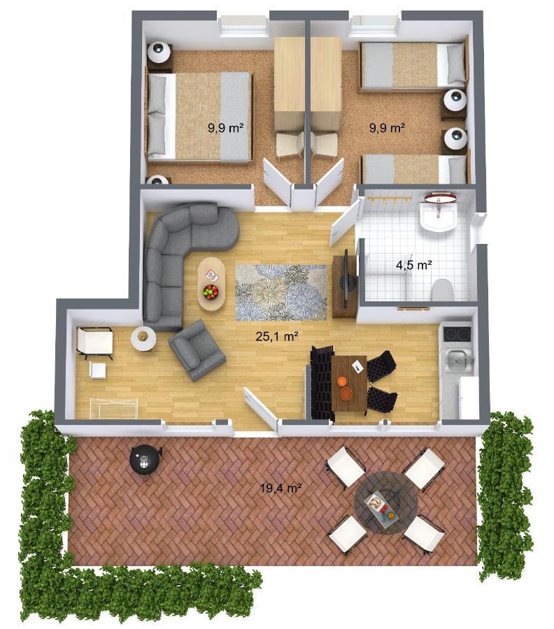 Landhof Kutzin Villa Vellahn Luaran gambar